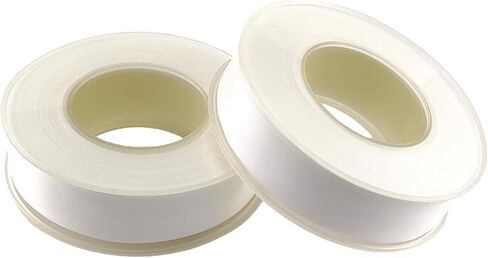 Thread Seal Tape, Pipe Seal Tape, Teflon Tape to Prevent Leaks at Faucet Connections, Pipes, Shower Heads, and Drain Pipes for Water Lines 20m x 18mm in Saudi Arabia