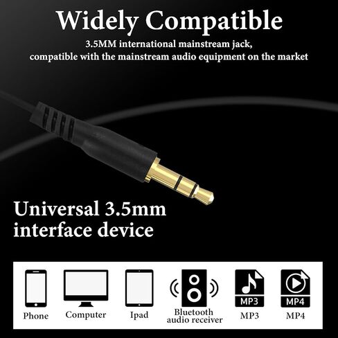 GEEKRIA Sleep Earbuds for Side Sleepers, Wired Stereo to Mono in-Ear Single Earbud, Ultra Soft Lightweight Silicone One Ear Headphone, 3.5mm Headphone Jack Compatible with Android Devices (Black) in Saudi Arabia