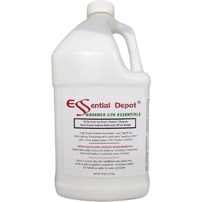Essential Depot 40 lbs Bottle Food Grade Sodium Hydroxide Lye Evenly-Sized Micro Pels (Beads or Particles) - Lye Drain Cleaner - HDPE Container with Resealable Child Resistant Cap and Handle