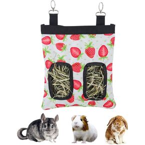 DZWLKJ RABBIT HAY REVER ، 600D POLYESTER ، Hay Feeder Rabbit ، Guinea Pig ، Chinchilla ، Hamsters ، Prump Pet ، 1 Pack ، قابل للطي ، خفيف الوزن