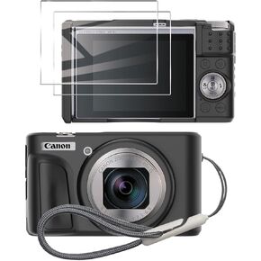 حافظة كاميرا SX740/SX740 HS لجراب Canon PowerShot SX740 SX730، حافظة سيليكون ناعمة لكاميرا Canon SX740 HS - حافظة واقية خفيفة الوزن مضادة للخدش - أسود in Kuwait