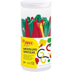 Jovi - Bulk Modeling Tools, Classpack, Plastic Can with 48 Sculpting Tools (3 Models x 16 Pieces Each), School Supplies for Teachers, Ideal for Modeling Clays