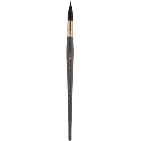 Escoda Aquario Gold Series 1140 Joseph Zbukvic Artist Watercolor and Acrylic Paint Brush, Short Handle, Round Mop, Petit Gris Natural Squirrel Hair (Size 12) in Saudi Arabia