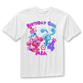 Personalized Blue Dog Birthday Shirt for Toddler party T-shirt