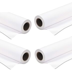 4 Rolls 42-inch x 150-foot 20lb Bond Plotter Paper, 2-inch Core - Compatible with HP DesignJet & Canon IPF Inkjet Printers