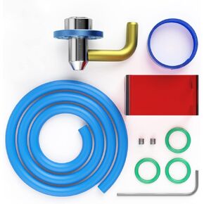 S9 Air Assist Nozzle Kit（Without Air Pump） High Speed Air Assist Full Metal Structure Perfectly Fits S6 PRO / S9 s Easy to Install Upgraded Engraving and Cutting Machine