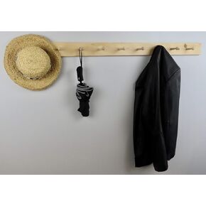 54" Unfinished Shaker Peg Rack