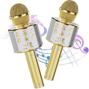 Kids Wireless Microphone Machine,Bluetooth Microphone Toys for Girls, Birthday Gift for Girls Boys 3 4 5 6 7 8 9 10 11 12 Year Old Kids Toys, K108