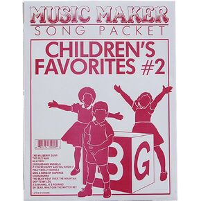 European Expressions Intl Children's Favorites #2 Music Maker Song Packet