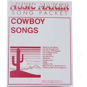 Intl Cowboy Song Packet for The Music Maker