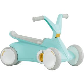Berg Go² 2in1 Push Car Mint | ركوب مع نظام دواسة قابلة للطي متكامل ، من Baby Walker إلى Toddler Ride On Toys و Balance Bike و Pedal Gokart ، هدية عيد الميلاد الأولى ، منذ 10 إلى 30 شهرًا in Kuwait