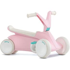 Berg GO² 2in1 Push Car Mint | Ride on with Integrated Folding Pedal System, from Baby Walker to Toddler Ride On Toys, Balance Bike and Pedal Gokart, First Birthday Gift, for Ages 10-30 Months