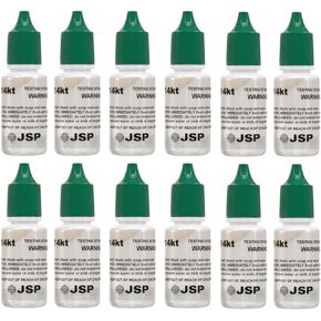 Gemtone 14K Gold Testing Solution Purity Determiner Jewelry Scrap Precious Metal 12 Bottles