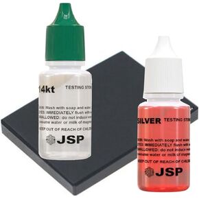 Waytest Gold Testing Solution 14K & Silver Kit with Scratch Tester Stone Jewelry Test USA