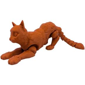 القط ثلاثي الأبعاد المطبوع - لعبة مفصلية متعددة الألوان تململ Kitty (الأبيض متعدد الألوان ، صغير) in Saudi Arabia