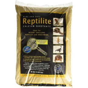 Carib Sea SCS00714 4-Pack Reptiles Calcium Substrate Sand, 10-Pound, Aztec Gold