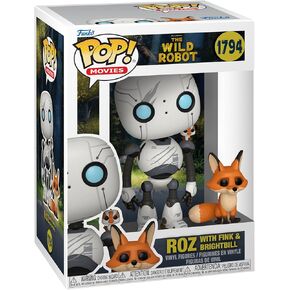 Funko Pop & Buddy: Wild Robot - Roz with Brightbill & Fink - Collectable Vinyl Figure - Gift Idea - Official Merchandise - Toys for Kids & Adults - Cartoon/Animation Fans