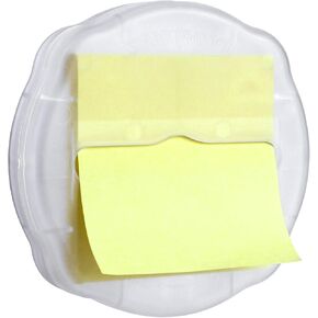 SMART&COOL Magnetic Pop-Up Note Dispenser for 3 x 3 in Pop-Up Sticky Notes, 1Pack, Frosted Clear (Notes Not Included)