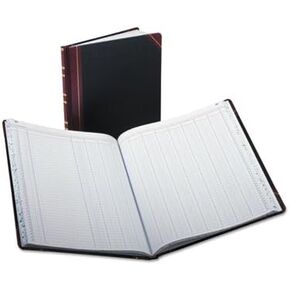 Columnar Accounting Book, 12 Column, Black Cover, 150 Pages, 10 1/8 x 12 1/4, Sold as 2 Each