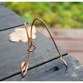 Copper Easel Wire Card Holder For Table Numbers At Events, Wedding Menus. Artwork 2 pcs
