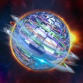 Flying Orb Ball - 2025 Upgraded Flying Toy Ball Hover Ball for Kids and Adults (Blue)