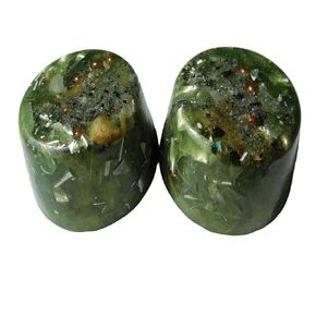 Iron Oxide Small Tower Busters Crystal Orgone Generator Energy Accumulator Handmade GIFTING TOOL! Made using Advance Harmonics Orgonite Beautiful Ingredients! smtbhm(Iron Oxide)