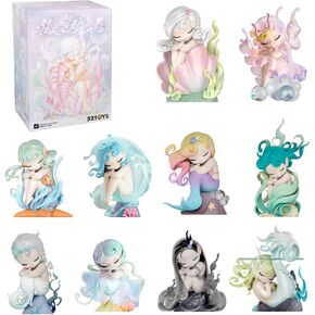 52TOYS Sleep Sea Elves Series 1PC Action Figure Collectible Toy Desktop Decoration 3.3 Inch Gift for Birthday Party Holiday