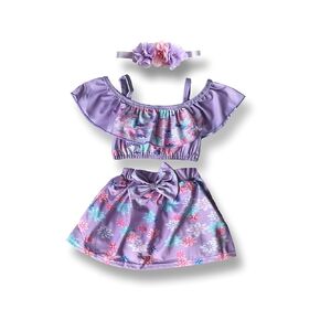 Isabela costume girls halloween costume isabela halloween costume mirabel halloween costume (outfit with flower headband, 2T)