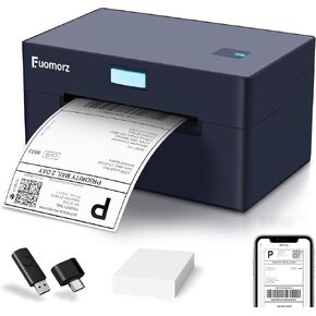 Bluetooth Thermal Label Printer 4×6 Shipping Label Printer for Small Business Compatible with Windows,Mac,Android,iOS Widely Used for Ebay, Amazon, Shopify, Etsy, USPS