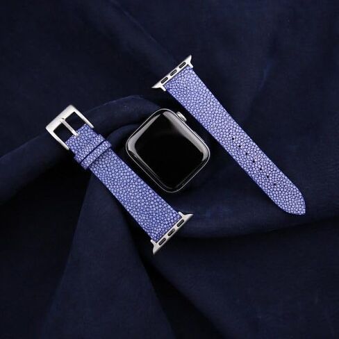 نطاقات متوافقة مع Apple Watch Band 49mm 45mm 44mm 42mm 41mm 41mm 40mm 38mm Men Women Latingray Leather Band متوافقة مع Apple Watch Ultra Series 8/7/6/5/2/3/2/1/SE/SE/SE2 (أسود) in Saudi Arabia