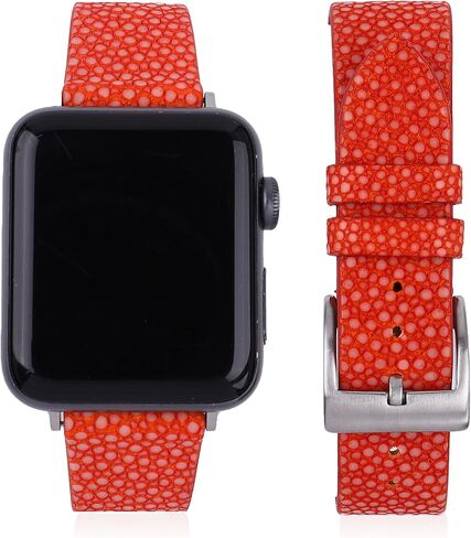 نطاقات متوافقة مع Apple Watch Band 49mm 45mm 44mm 42mm 41mm 41mm 40mm 38mm Men Women Latingray Leather Band متوافقة مع Apple Watch Ultra Series 8/7/6/5/2/3/2/1/SE/SE/SE2 (أسود) in Saudi Arabia