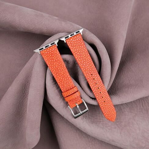 نطاقات متوافقة مع Apple Watch Band 49mm 45mm 44mm 42mm 41mm 41mm 40mm 38mm Men Women Latingray Leather Band متوافقة مع Apple Watch Ultra Series 8/7/6/5/2/3/2/1/SE/SE/SE2 (أسود) in Saudi Arabia