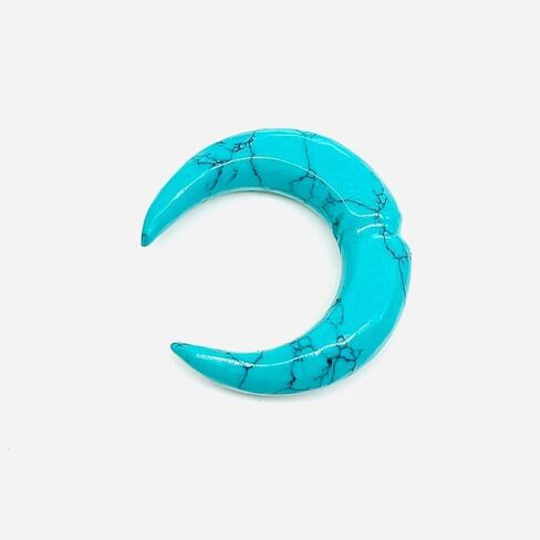 Pincher الحاجز الكريستالي الفيروزي ، 12g-1/2 "، أحجام مخصصة متوفرة (12g (2mm)) in Saudi Arabia