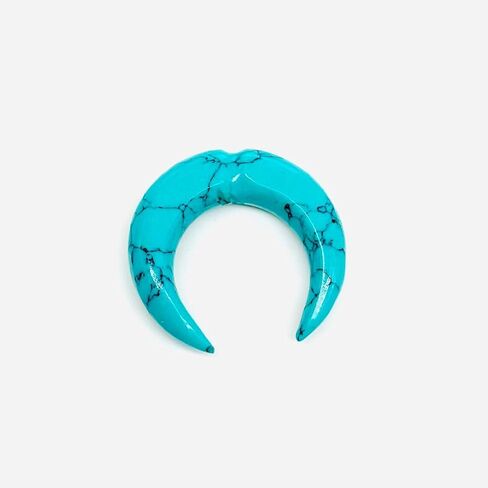 Pincher الحاجز الكريستالي الفيروزي ، 12g-1/2 "، أحجام مخصصة متوفرة (12g (2mm)) in Saudi Arabia