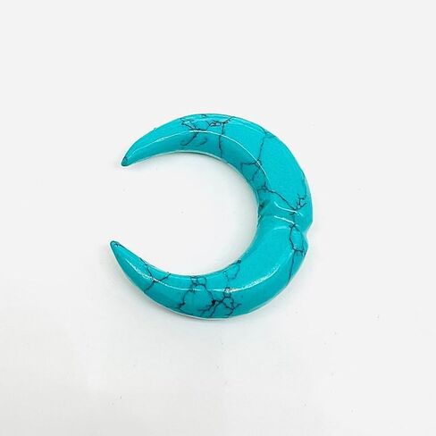 Pincher الحاجز الكريستالي الفيروزي ، 12g-1/2 "، أحجام مخصصة متوفرة (12g (2mm)) in Saudi Arabia