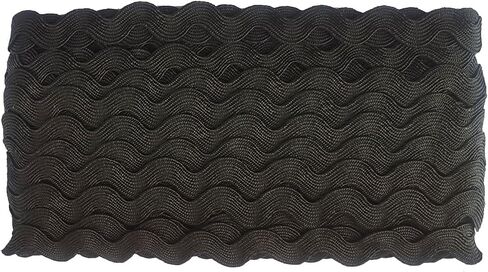 Rick Rack Trim 6mm 25 Yards Wave Bending Fringe Trim for Sewing Accessories Craft (White, 6mm, 260610) in Kuwait