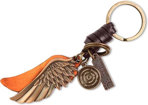 AuPra Bunny KeyChain Gifts Women & Men Leather 3D Rabbit KeyRing Girl & Boy Home Car Door Keys Holder Funny Animal Present in Kuwait