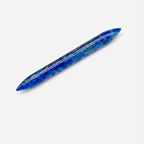 Piece of Natural Lapis Lazuli Gemstone Handcrafted Septum Tusk Spike Pincher Nose Ear Piercing Naga Body Jewelry Size 12g (2mm) to 0000g (12mm) Customized Wholesale Available (0g (8mm)) in Saudi Arabia
