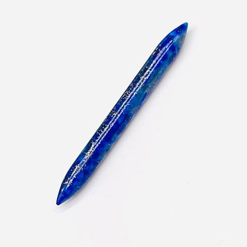 Piece of Natural Lapis Lazuli Gemstone Handcrafted Septum Tusk Spike Pincher Nose Ear Piercing Naga Body Jewelry Size 12g (2mm) to 0000g (12mm) Customized Wholesale Available (0g (8mm)) in Saudi Arabia