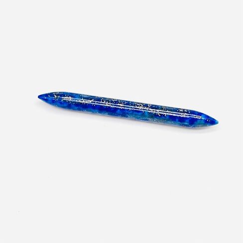 Piece of Natural Lapis Lazuli Gemstone Handcrafted Septum Tusk Spike Pincher Nose Ear Piercing Naga Body Jewelry Size 12g (2mm) to 0000g (12mm) Customized Wholesale Available (0g (8mm)) in Saudi Arabia