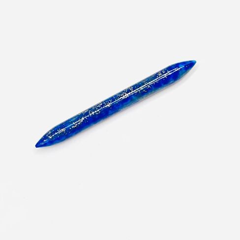 Piece of Natural Lapis Lazuli Gemstone Handcrafted Septum Tusk Spike Pincher Nose Ear Piercing Naga Body Jewelry Size 12g (2mm) to 0000g (12mm) Customized Wholesale Available (0g (8mm)) in Saudi Arabia