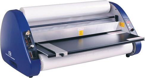 USI ARL 2700 Thermal (Hot) Roll Laminator Kit, Laminates Films up to 27" Wide and 5 Mils Thick, UL Listed, Includes 4 Rolls of Premium 27", 3 Mil Opti Clear Film, Industry's Best 2-Year Warranty in Kuwait