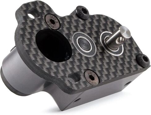 Tiny Portal Transmission 48P Gearbox with Slipper Pad for 1/10 LCG Chassis Cheater Rigs Capra AR45P CP44 Enduro Comp Fox Portal Axle Comp Builds (Black) in Kuwait