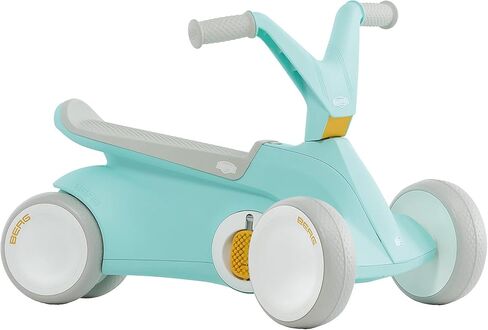 Berg Go² 2in1 Push Car Mint | ركوب مع نظام دواسة قابلة للطي متكامل ، من Baby Walker إلى Toddler Ride On Toys و Balance Bike و Pedal Gokart ، هدية عيد الميلاد الأولى ، منذ 10 إلى 30 شهرًا in Kuwait