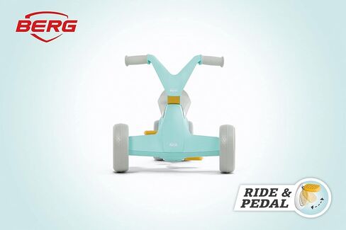 Berg Go² 2in1 Push Car Mint | ركوب مع نظام دواسة قابلة للطي متكامل ، من Baby Walker إلى Toddler Ride On Toys و Balance Bike و Pedal Gokart ، هدية عيد الميلاد الأولى ، منذ 10 إلى 30 شهرًا in Kuwait