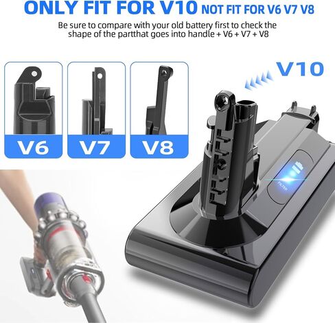 ترقية بطارية 56V 6.0Ah لبطارية EGO 56V BA1400 BA2800T BA4200T BA4200 BA5600T 6.0Ah بطارية ليثيوم أيون متوافقة مع حزمة بطارية أداة لاسلكية EGO (أسود وأخضر) in Kuwait
