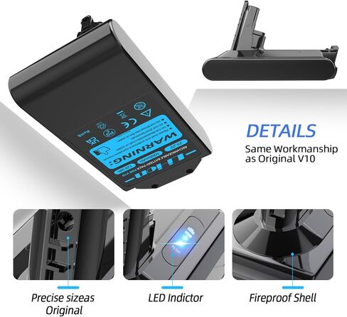 ترقية بطارية 56V 6.0Ah لبطارية EGO 56V BA1400 BA2800T BA4200T BA4200 BA5600T 6.0Ah بطارية ليثيوم أيون متوافقة مع حزمة بطارية أداة لاسلكية EGO (أسود وأخضر) in Kuwait