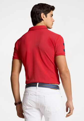 Polo Ralph Lauren Classic Fit Mesh Triple Pony Polo Shirt (XXL, ClgGreen) in Saudi Arabia