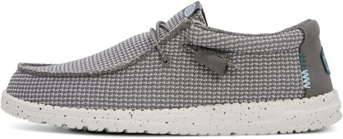 Hey Dude Men's Wally Sport Mesh Wide Navy Size 14 | Men's Shoes | Men Slip-on Loafers | Comfortable & Light-Weight in Saudi Arabia