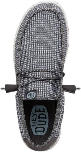 Hey Dude Men's Wally Sport Mesh Wide Navy Size 14 | Men's Shoes | Men Slip-on Loafers | Comfortable & Light-Weight in Saudi Arabia